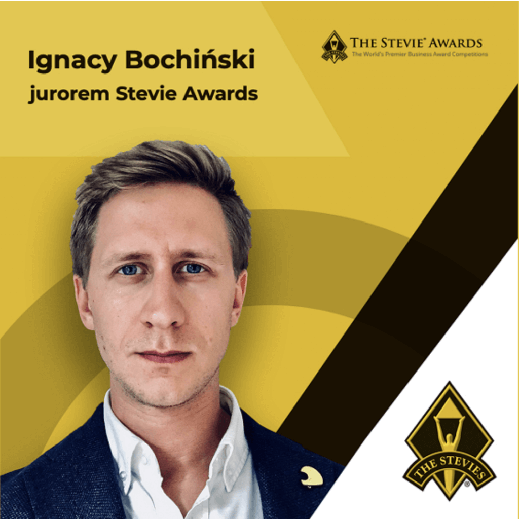 Ignacy Bochiński jurorem Stevie Awards