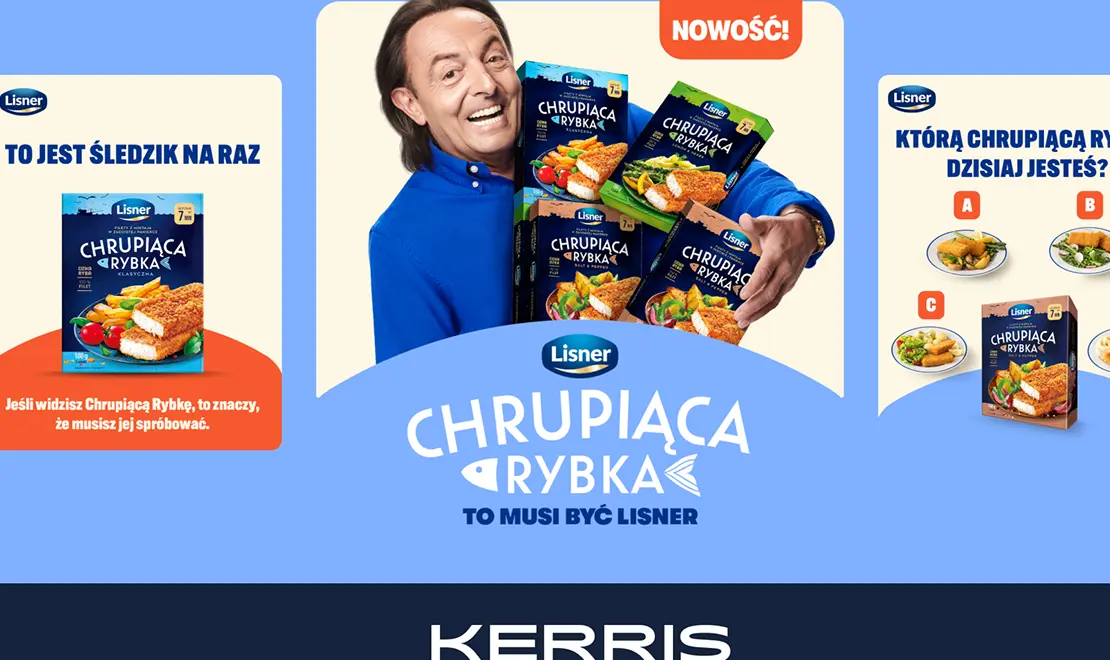 Chrupiąca Rybka od Lisnera. Nasza najnowsza kampania digitalowa!